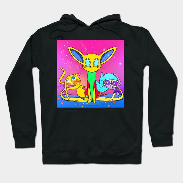 MY COSMIC CAT DESIGN Hoodie by The C.O.B. Store